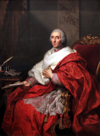 Portrait of Cardinal Alberico Archinto by Anton Raphael Mengs